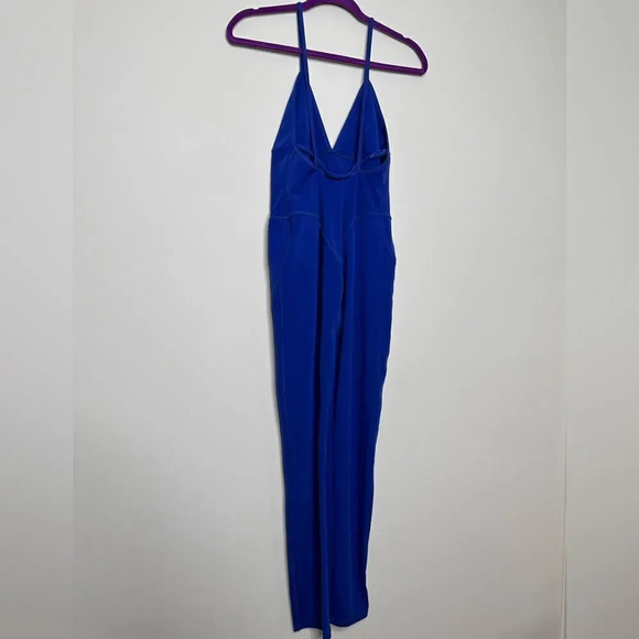 Zara Royal Blue Jumpsuit - Picture 9 of 12